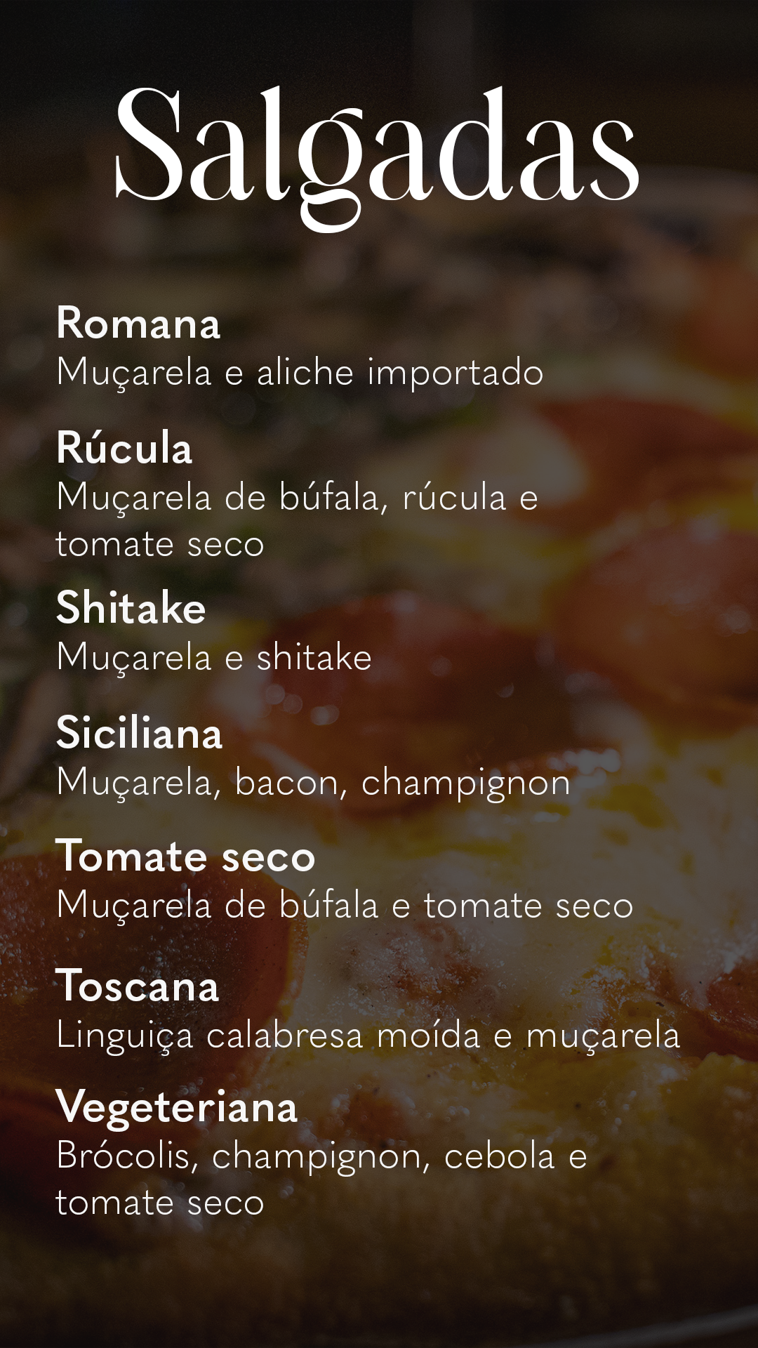 Página do Cardápio 7